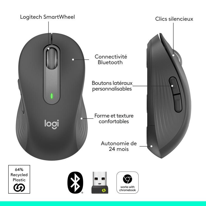 Logitech Souris Signature M650 L *910-006236 · Souris PC · Informat Systems Strasbourg (image 13)