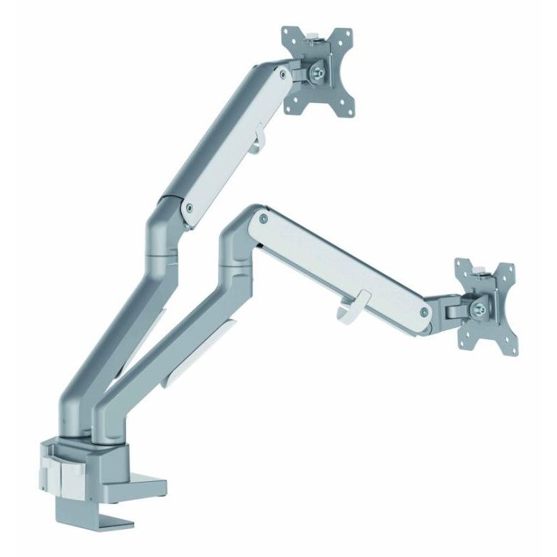 Urban Factory Bras pr Moniteur FLEXEE DUAL A RESSORT *FAM02UF-WH · Accessoires écrans · Informat Systems Strasbourg (image 2)