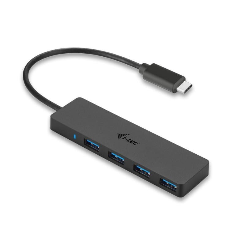 i-tec Advance USB-C Slim Passive HUB 4 Ports *31HUB404 · Tous les accessoires PC portables · Informat Systems Strasbourg