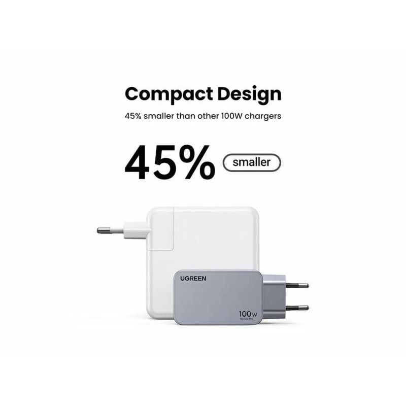 UGREEN Chargeur 100W + Câble USB-C > USB-C *25874 · Adaptateurs & Chargeurs Secteur · Informat Systems Strasbourg (image 3)