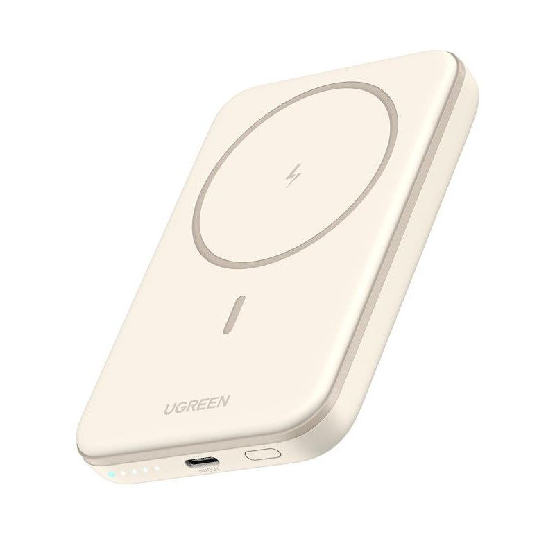 UGREEN Batterie Ext Sans Fil Qi 7,5W 5000mAh Crème *25207 · Batteries externes · Informat Systems Strasbourg (image 2)