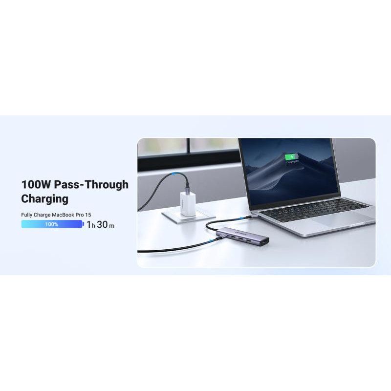 UGREEN Hub 5 en 1 3xUSB3.2/USB-C/HDMI 4K *15596 · Hub USB · Informat Systems Strasbourg (image 6)