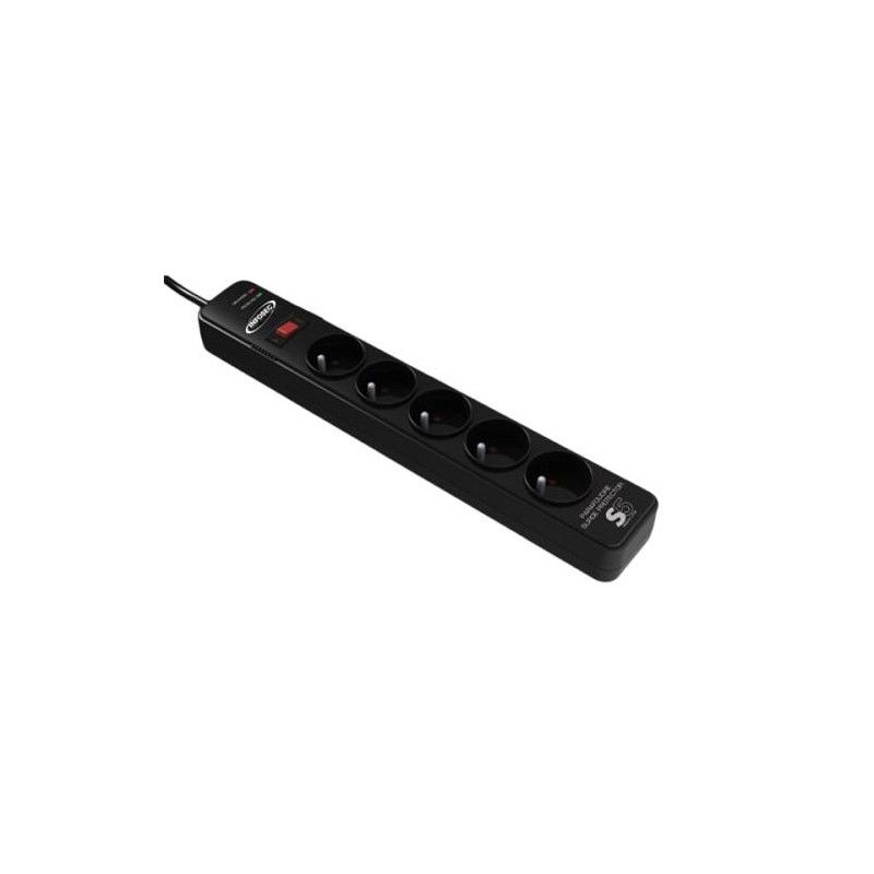 INFOSEC S5 Black Line II - 5 Prises · Sécurité électrique · Informat Systems Strasbourg