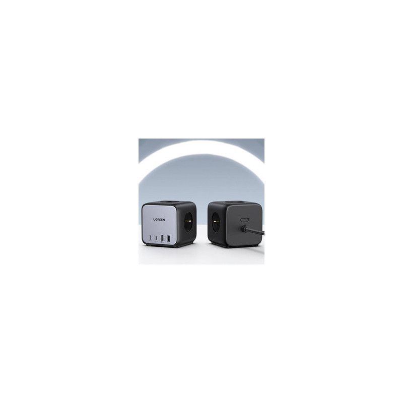 UGREEN DigiNest Cube 7 en 1 Multiprise USB Cube 3 Prises *60113 · Accessoires Portables · Informat Systems Strasbourg