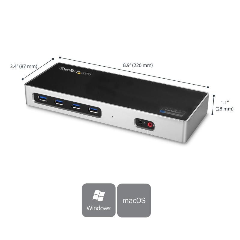 STARTECH.COM Station d'accueil StarTech.com *DK30A2DH · Dock Station · Informat Systems Strasbourg (image 2)