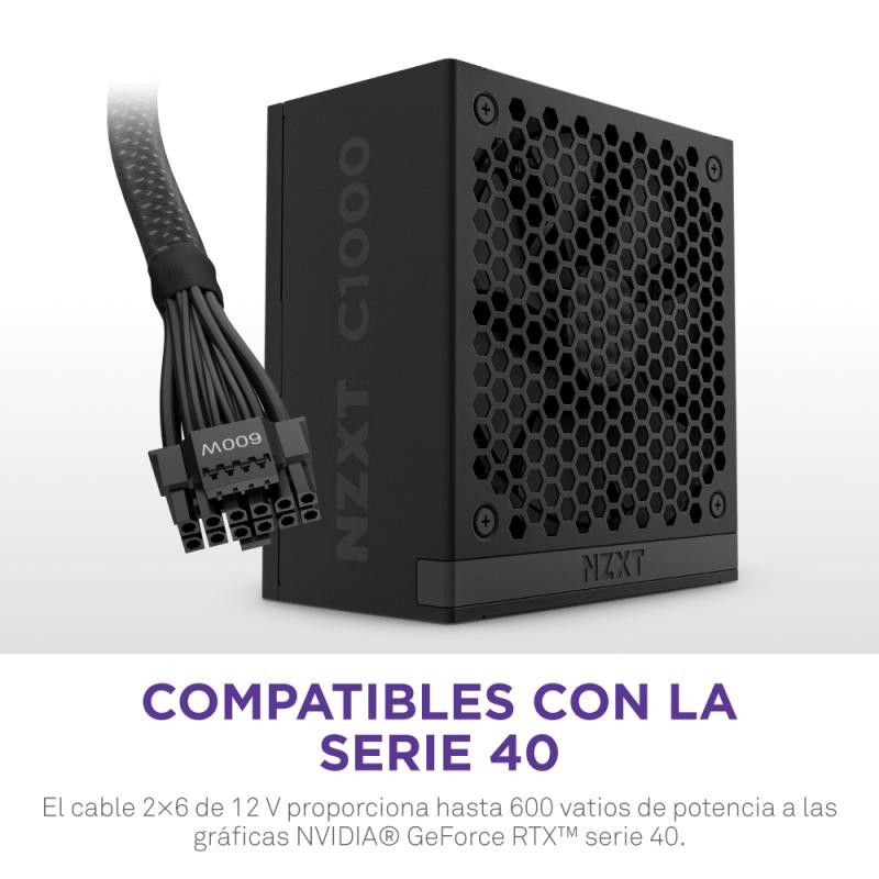 NZXT ATX 3.1 1000 Watt 80 Plus Gold · Alimentations · Informat Systems Strasbourg (image 8)