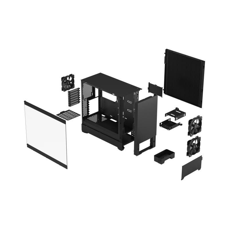 Fractal Design Pop Silent Black TG Clear Tint · Boîtiers · Informat Systems Strasbourg (image 2)