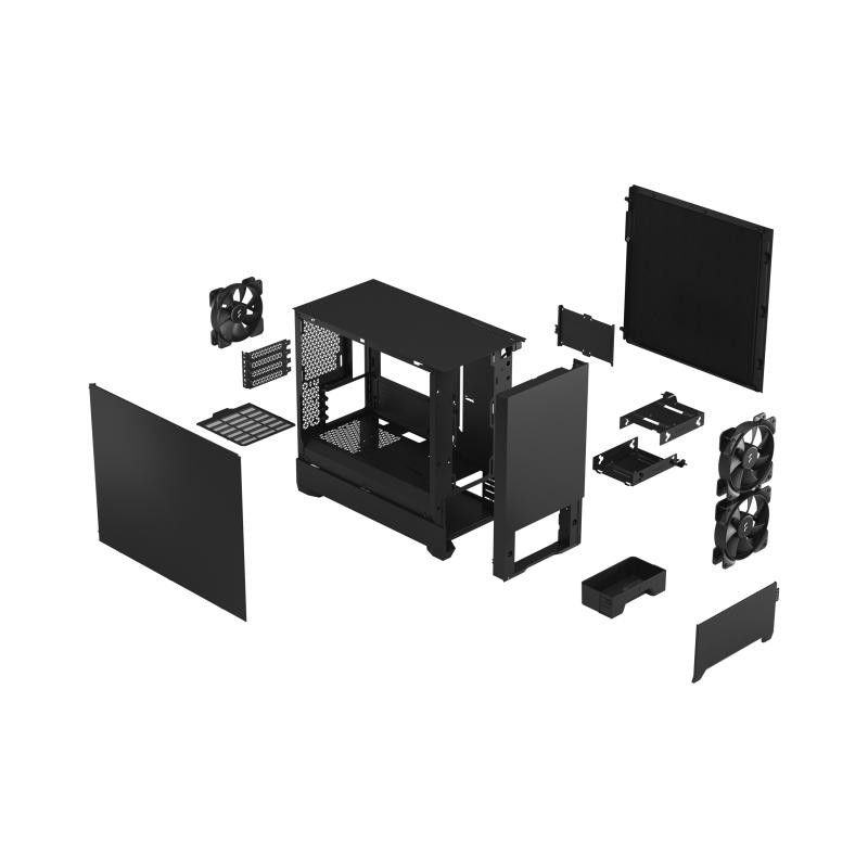 Fractal Design Pop Mini Silent Black Solid · Boîtiers · Informat Systems Strasbourg (image 3)