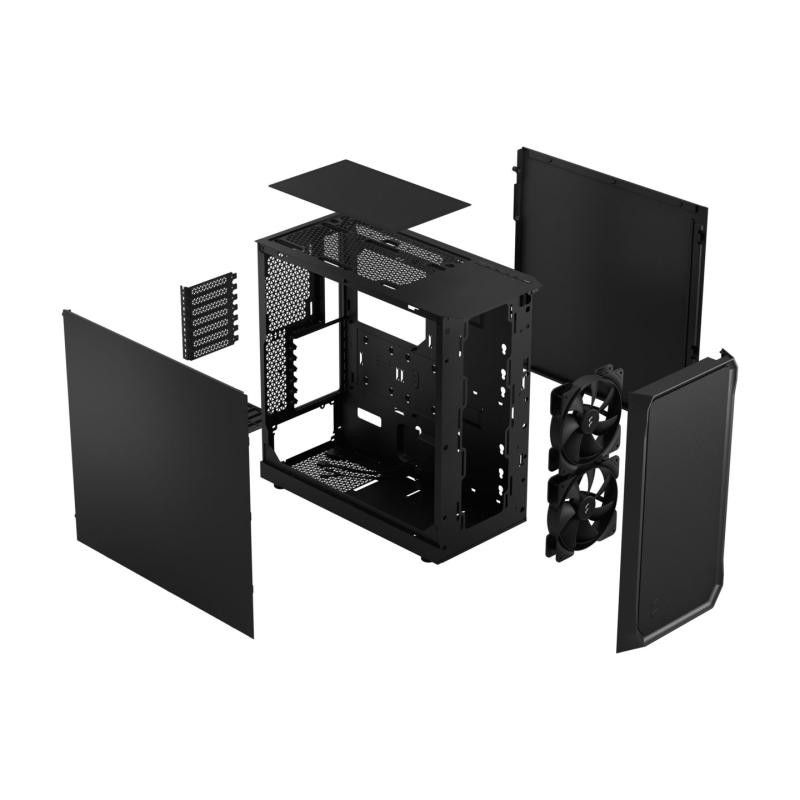 Fractal Design Focus 2 Black Solid · Boîtiers · Informat Systems Strasbourg (image 12)