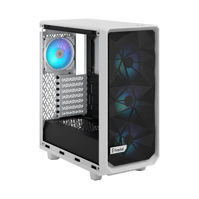 FRACTAL DESIGN FRACTL DESIGN AB Meshify 2 Compact RGB White TG Clear Tint o · Boîtiers · Informat Systems Strasbourg (image 9)