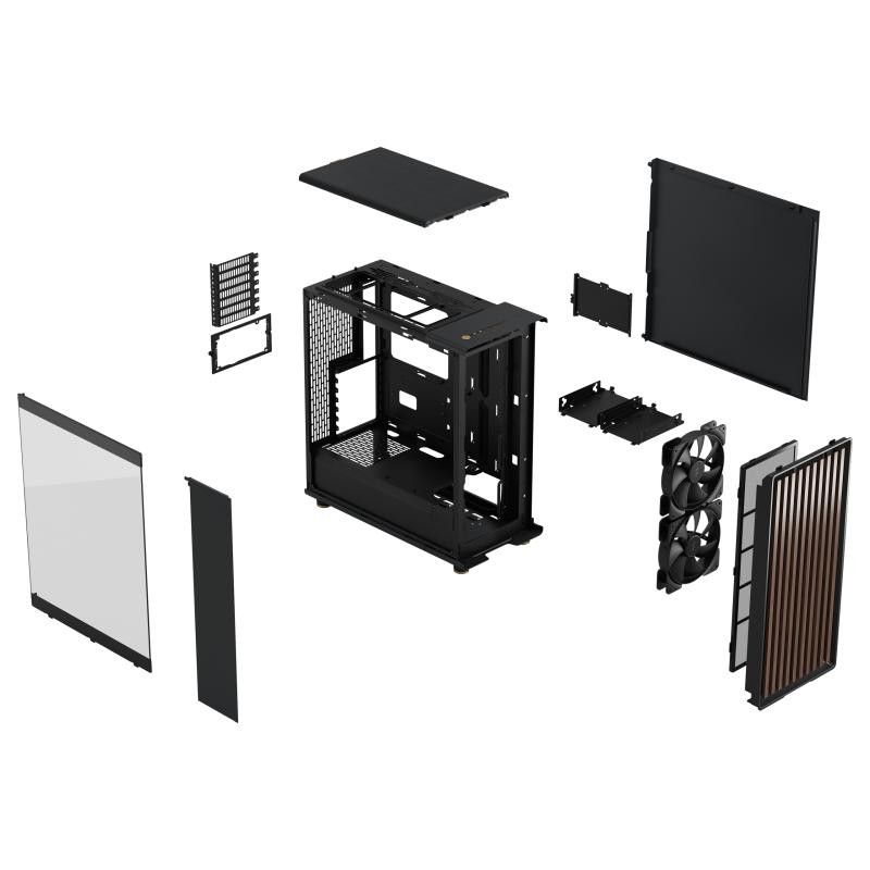 FRACTAL DESIGN FRACTAL North Charcoal Black TG Dark Tint · Boîtiers · Informat Systems Strasbourg (image 8)