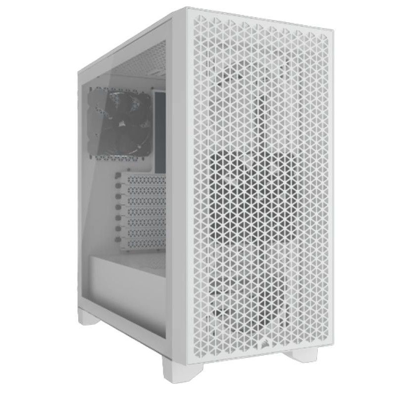 CORSAIR 3000D AIRFLOW TEMPERED GLASS MID-TOWER WHITE · Boîtiers · Informat Systems Strasbourg
