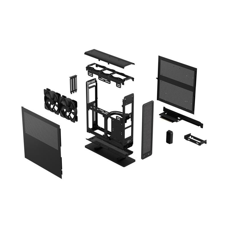 FRACTAL DESIGN FRACTAL Ridge Black mITX PCIe 4.0 · Boîtiers · Informat Systems Strasbourg (image 6)