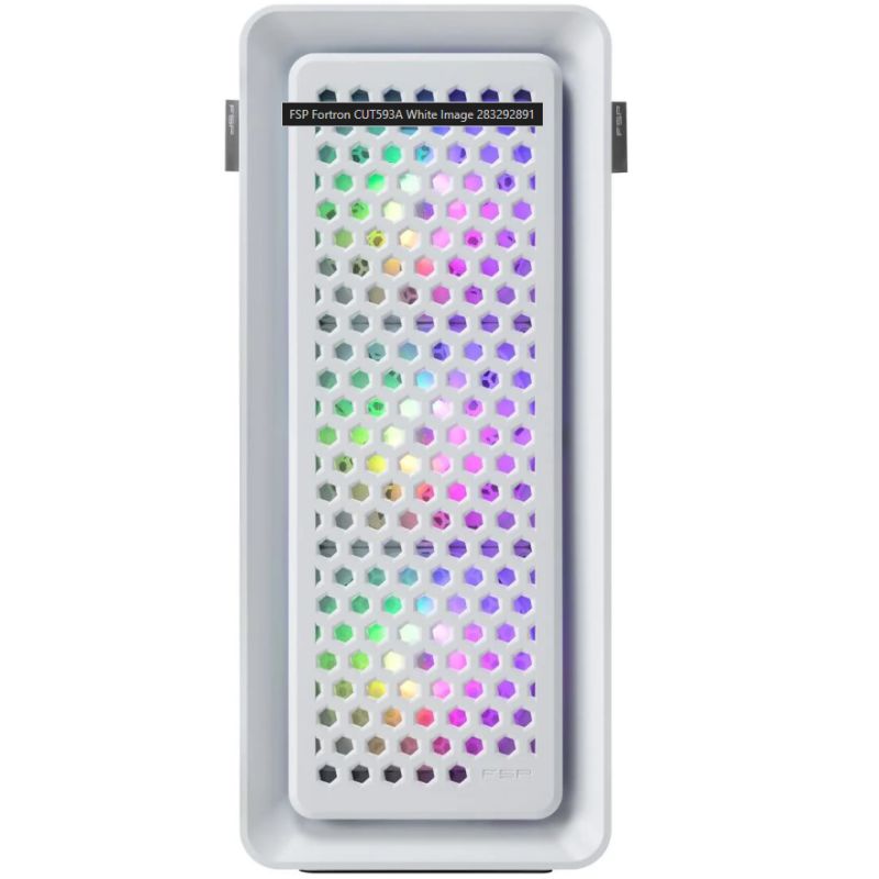 FSP (FORTRON) Boitier CUT593A Blanc E-ATX · Boîtiers · Informat Systems Strasbourg (image 2)