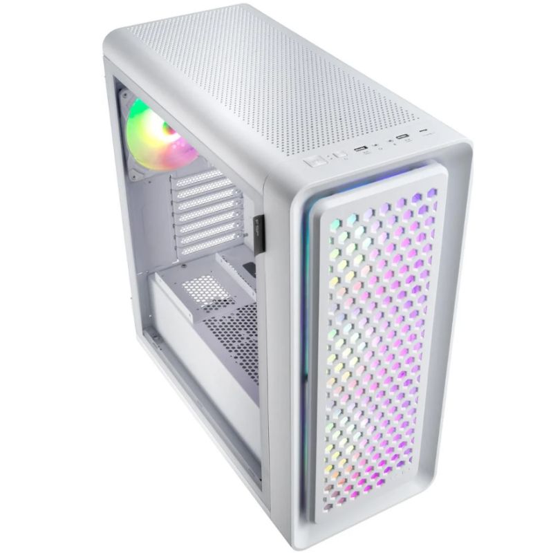 FSP (FORTRON) Boitier CUT593A Blanc E-ATX · Boîtiers · Informat Systems Strasbourg (image 3)