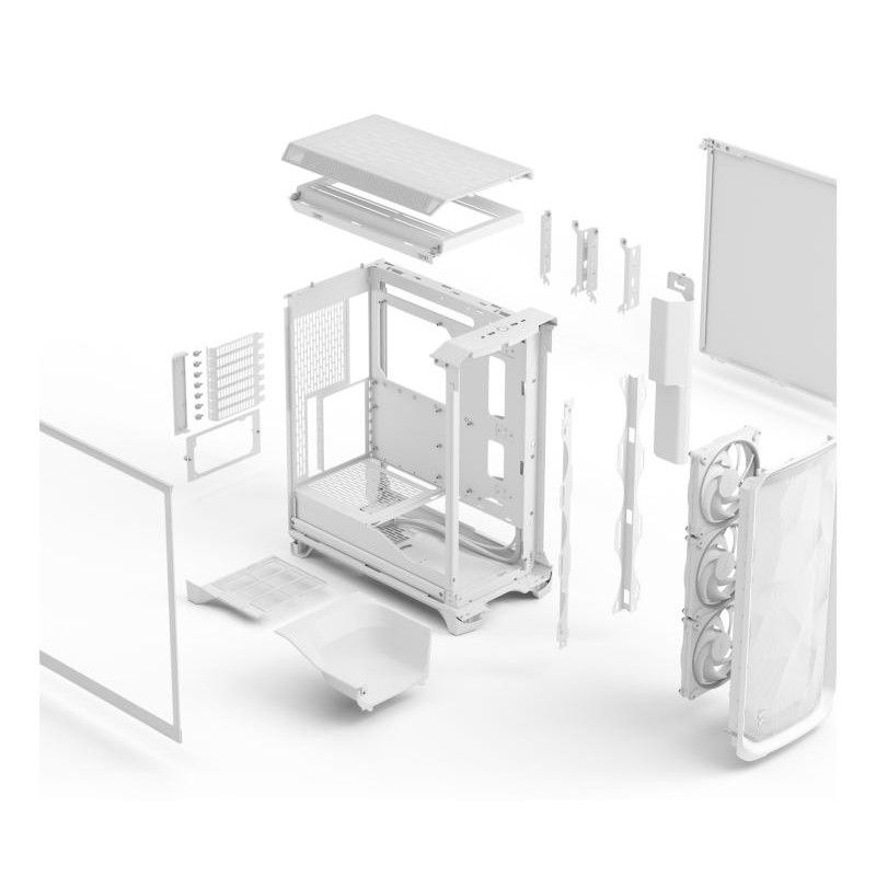 FRACTAL DESIGN FRACTAL Meshify 3 White RGB TG Clear Tint · Boîtiers · Informat Systems Strasbourg (image 14)