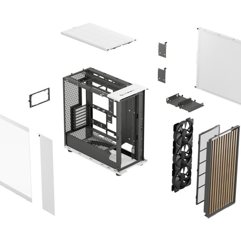 FRACTAL DESIGN FRACTAL North XL RC Chalk White TG Clear · Boîtiers · Informat Systems Strasbourg (image 15)