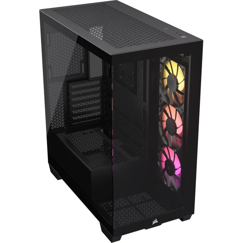 CORSAIR 3500X RS-R ARGB Mid-Tower PC Case, Black · Boîtiers · Informat Systems Strasbourg