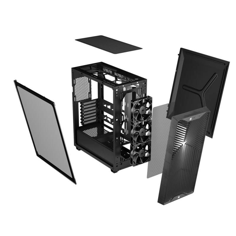 CORSAIR 3200D RS Mid-Tower Performance Case Smoke · Boîtiers · Informat Systems Strasbourg (image 3)