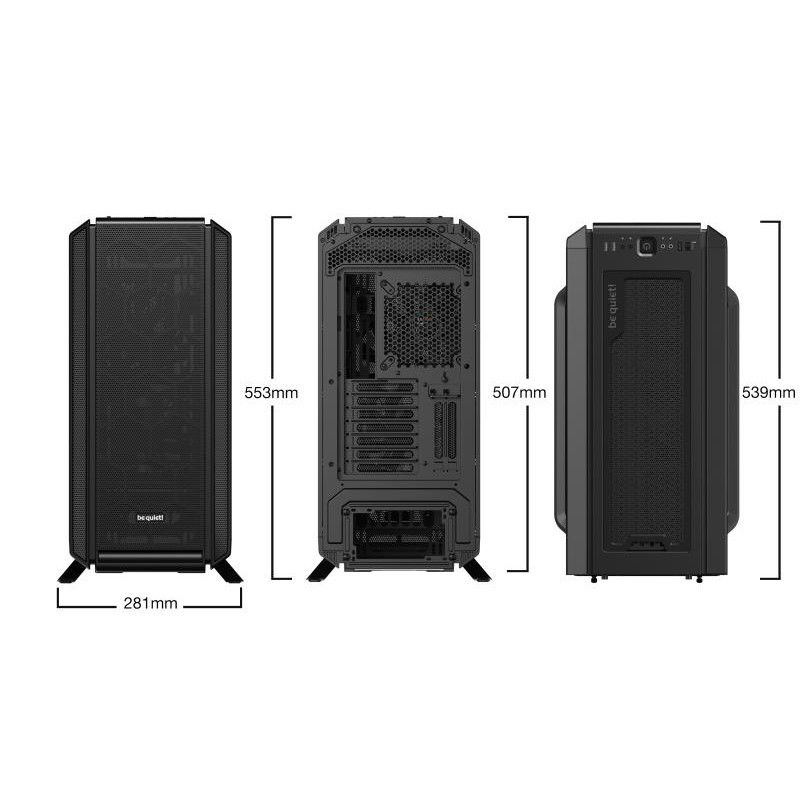 BE QUIET! BE QUIET SILENT BASE 802 Black · Boîtiers · Informat Systems Strasbourg (image 2)