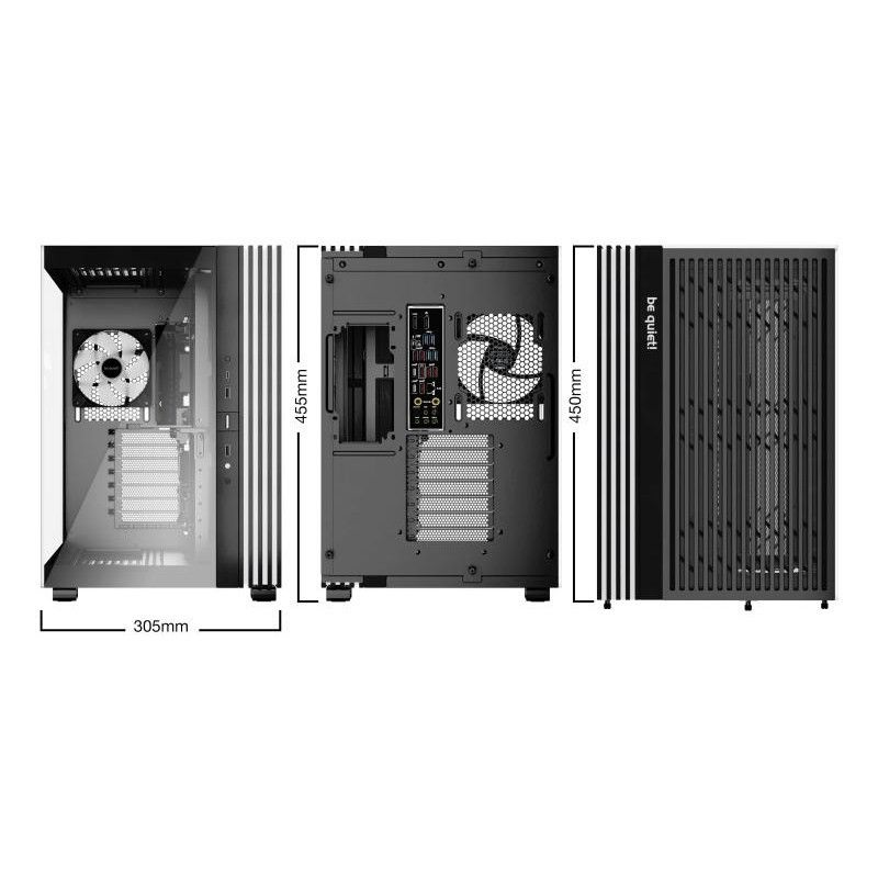 BE QUIET! Light Base 600 LX Black · Boîtiers · Informat Systems Strasbourg (image 2)