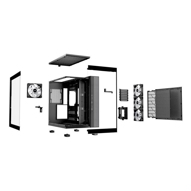 BE QUIET! Light Base 600 LX Black · Boîtiers · Informat Systems Strasbourg (image 4)