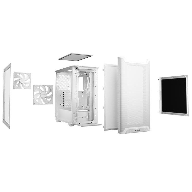 BE QUIET! PURE BASE 501 Airflow Window White · Boîtiers · Informat Systems Strasbourg (image 4)