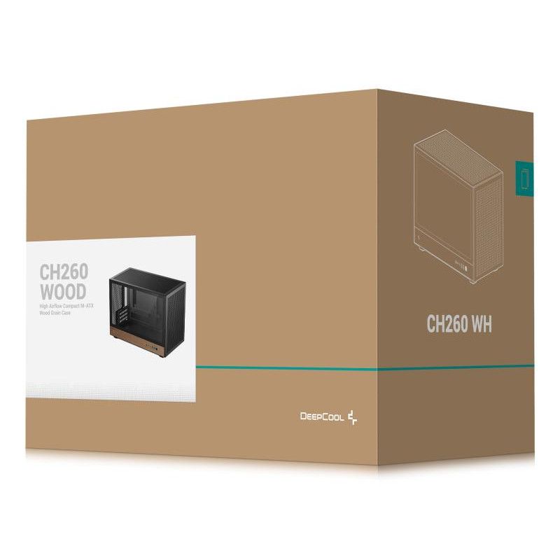 DEEPCOOL DEEPCCOL CH260 WOOD · Boîtiers · Informat Systems Strasbourg (image 11)