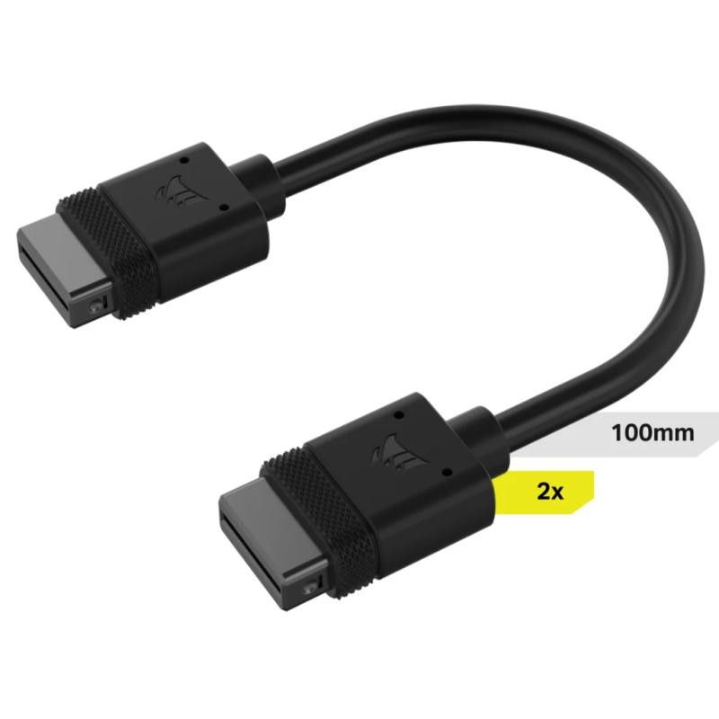 CORSAIR iCUE LINK Cable, 100mm Straight/Straight · CABLE BOITIER · Informat Systems Strasbourg
