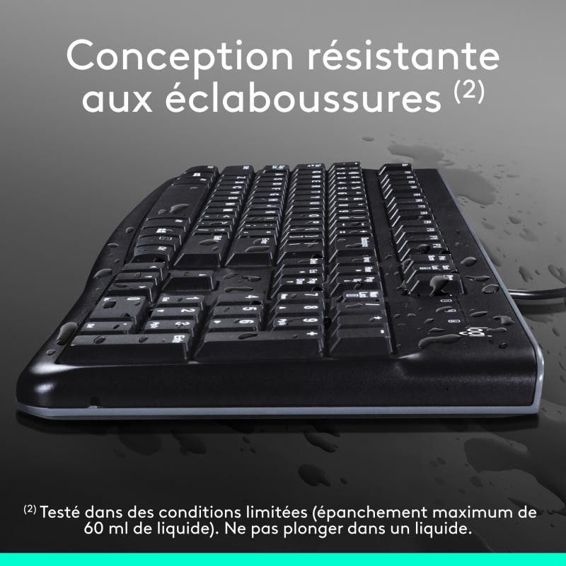 Logitech KIT MK120 fil Noir Retail · Claviers PC · Informat Systems Strasbourg (image 13)