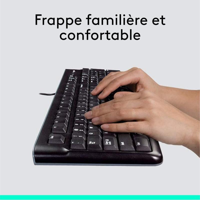 Logitech KIT MK120 fil Noir Retail · Claviers PC · Informat Systems Strasbourg (image 9)