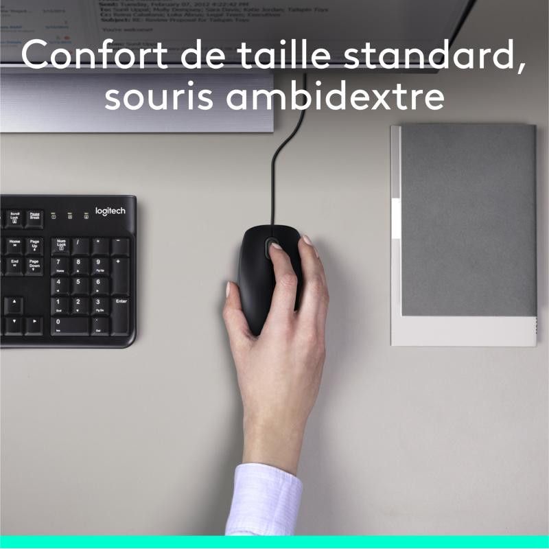 Logitech KIT MK120 fil Noir Retail · Claviers PC · Informat Systems Strasbourg (image 10)