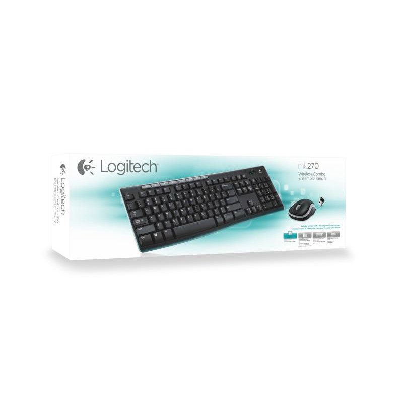 Logitech KIT MK270 sans fil Noir Retail · Claviers PC · Informat Systems Strasbourg (image 5)