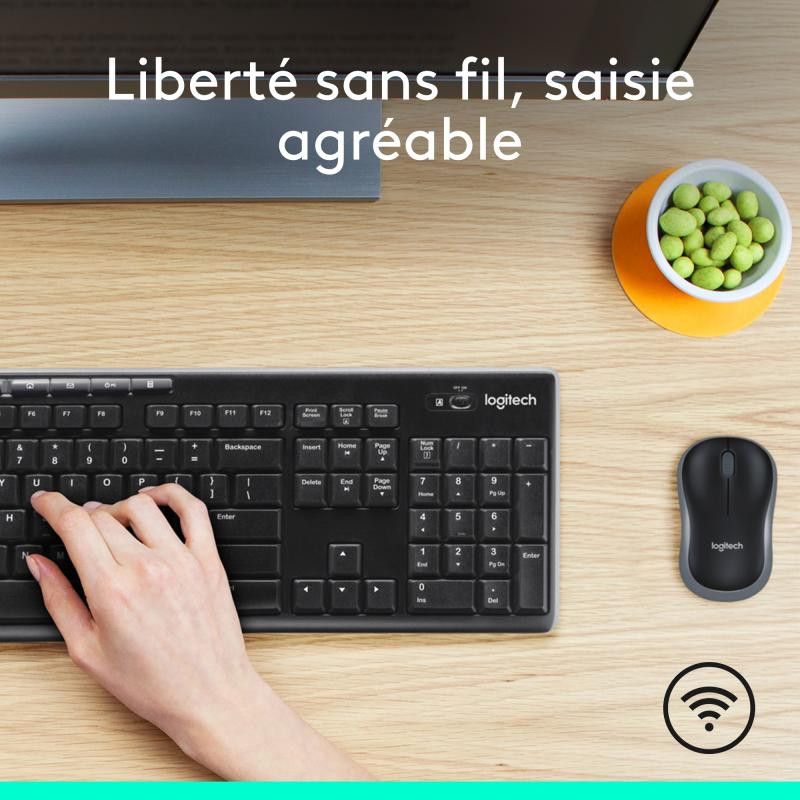 Logitech KIT MK270 sans fil Noir Retail · Claviers PC · Informat Systems Strasbourg (image 7)