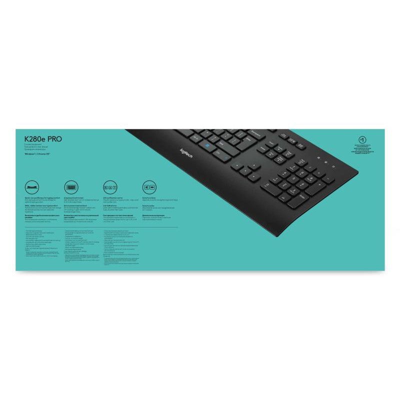 LOGITECH KIT K280E Noir · Claviers PC · Informat Systems Strasbourg (image 8)