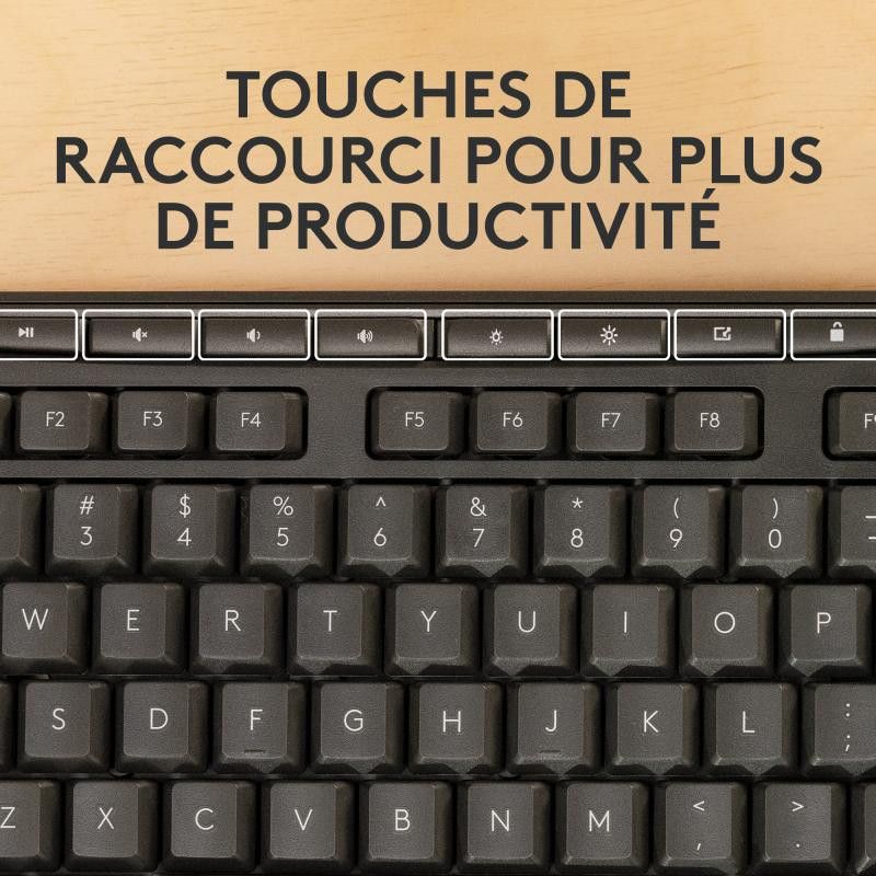Logitech KIT MK370 For Business Noir · Claviers PC · Informat Systems Strasbourg (image 10)