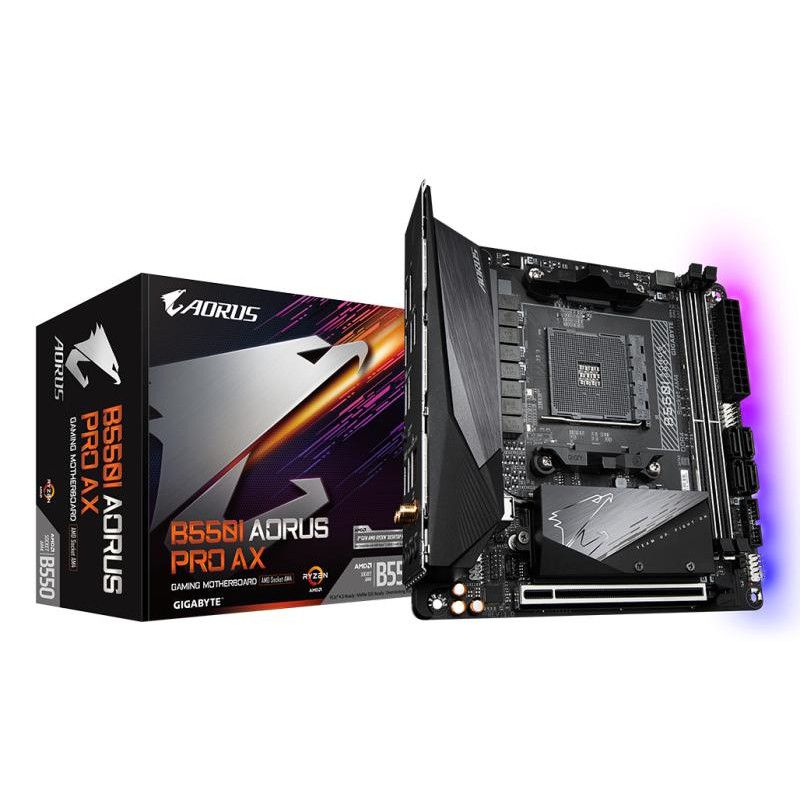 GIGABYTE B550I AORUS PRO AX · Cartes mères · Informat Systems Strasbourg