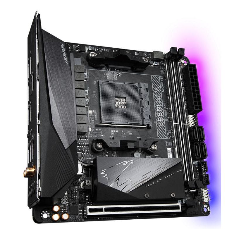 GIGABYTE B550I AORUS PRO AX · Cartes mères · Informat Systems Strasbourg (image 3)