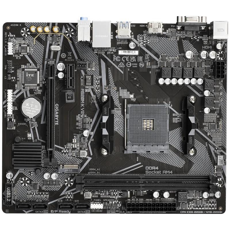 GIGABYTE A520M K V2 DDR4 · Cartes mères · Informat Systems Strasbourg