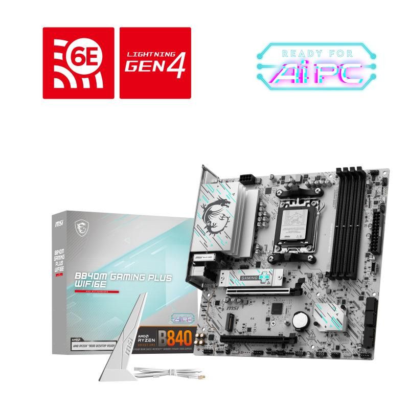 MSI B840M GAMING PLUS WIFI6E · Cartes mères · Informat Systems Strasbourg (image 6)