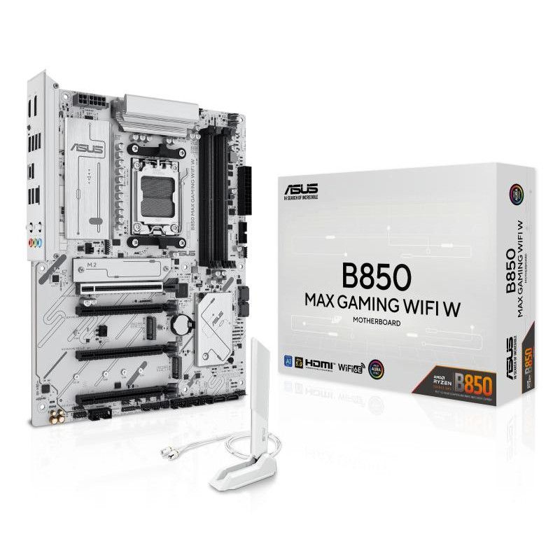 ASUS B850 MAX GAMING WIFI W · Cartes mères · Informat Systems Strasbourg