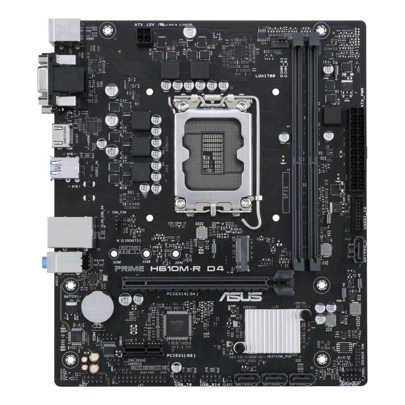 ASUS PRIME H610M-R D4 SI · Cartes mères · Informat Systems Strasbourg
