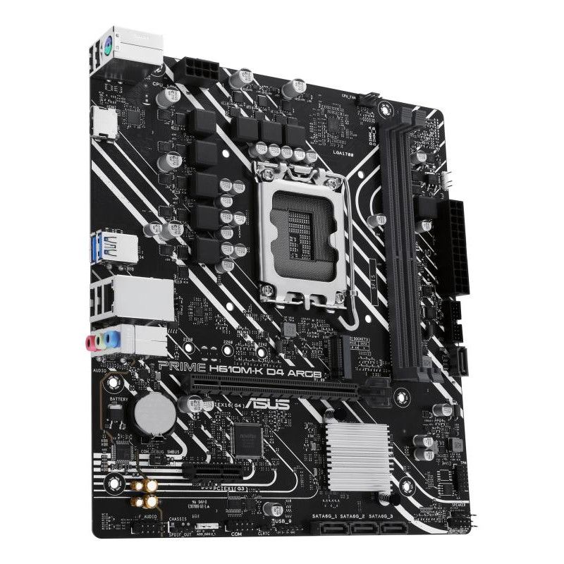 ASUS PRIME H610M-K D4 ARGB · Cartes mères · Informat Systems Strasbourg (image 4)