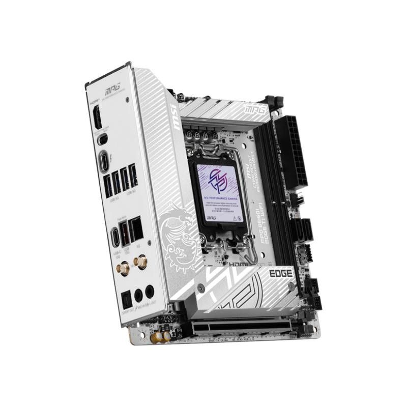 MSI MPG B860I EDGE TI WIFI · Cartes mères · Informat Systems Strasbourg (image 4)