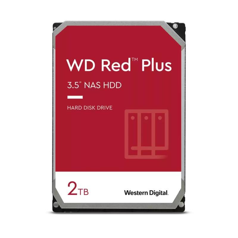 Western Digital Red Plus disque dur 2 To 5400 tr/min 64 Mo 3.5" SATA · HDD · Informat Systems Strasbourg
