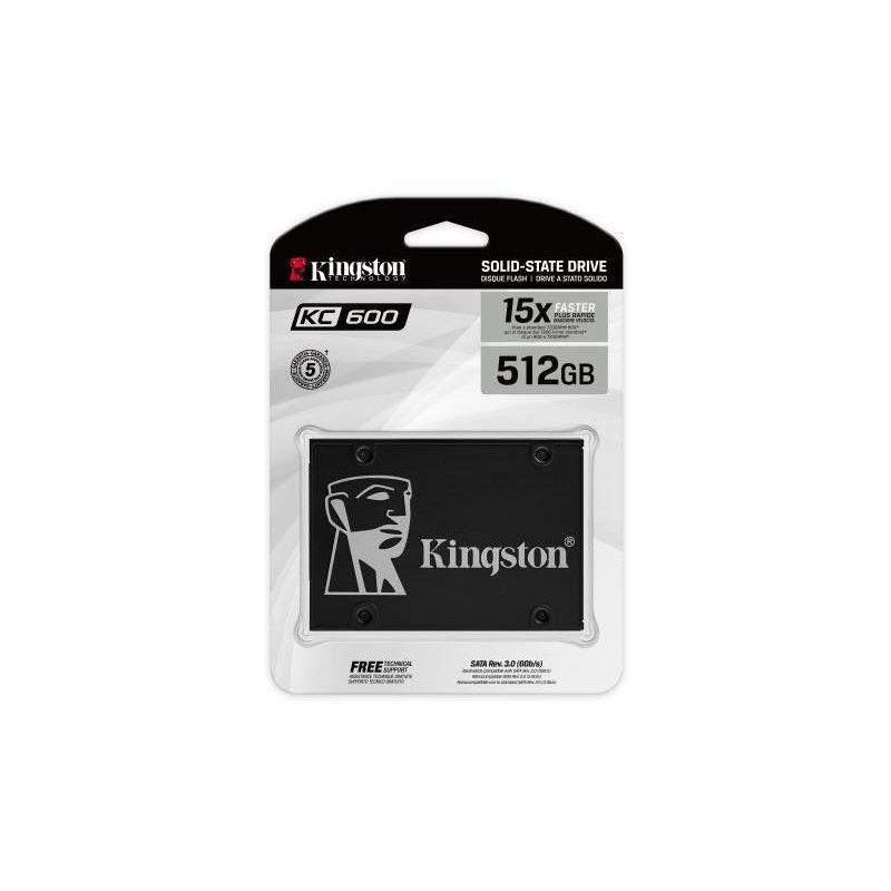 KINGSTON SSD 512G 2.5" SATA3 *SKC600/512G · SSD SATA · Informat Systems Strasbourg (image 3)