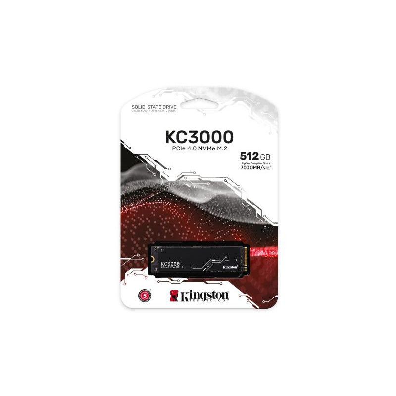 KINGSTON SSD KC3000 512G PCIe 4.0 NVMe M.2 *SKC3000S/512G · SSD M.2 · Informat Systems Strasbourg (image 4)
