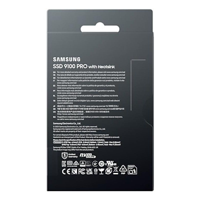 SAMSUNG SSD 9100 PRO 8T M.2 Gen5 + Dissipateur *MZ-VAP8T0CW · SSD M.2 · Informat Systems Strasbourg (image 9)