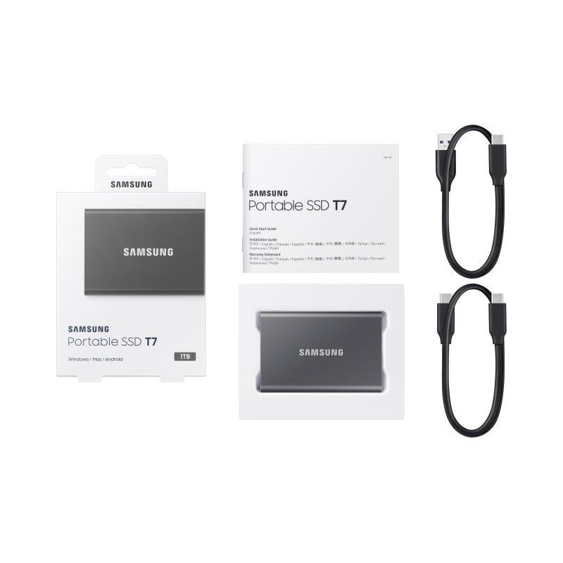 SAMSUNG T7 SSD 1T Externe Titane *MU-PC1T0T/WW · Disques durs Externe · Informat Systems Strasbourg (image 12)