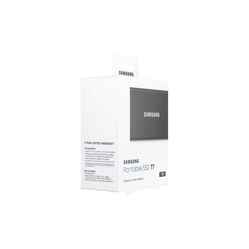 SAMSUNG T7 SSD 1T Externe Titane *MU-PC1T0T/WW · Disques durs Externe · Informat Systems Strasbourg (image 10)